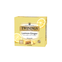 Chá Twinings Limão E Gengibre 75G Caixa com 50 Sachês
