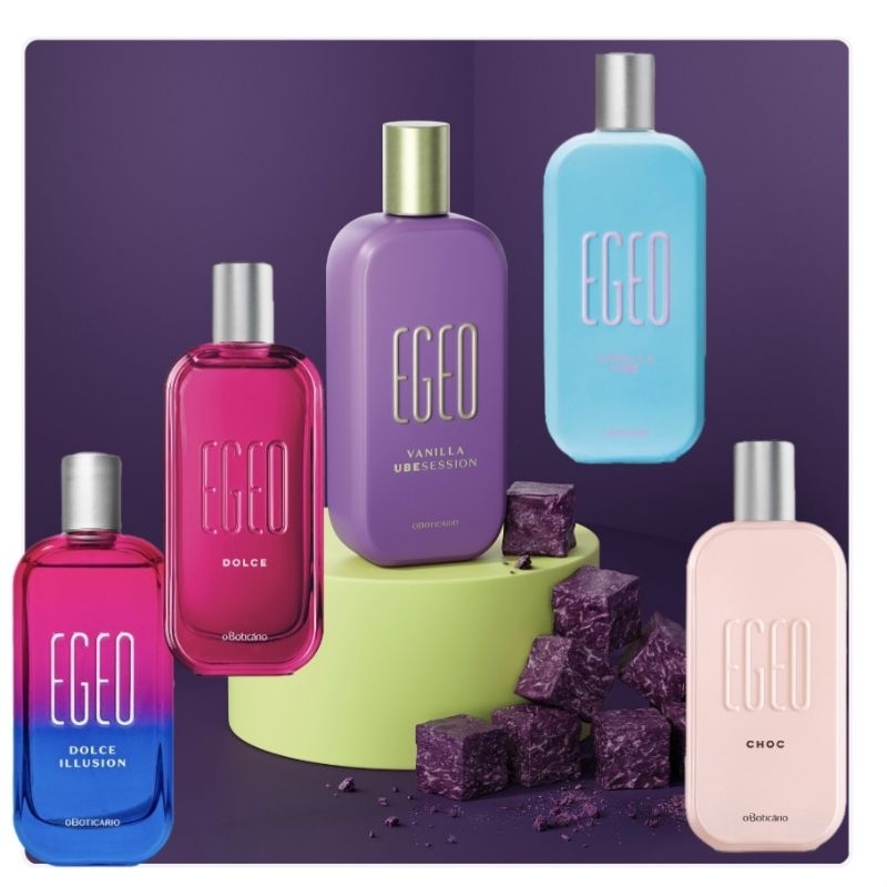 EGEU CHOC high COGU DOLCE VANILLA ILLUSION BANANA colonia o boticario FEMENINOS