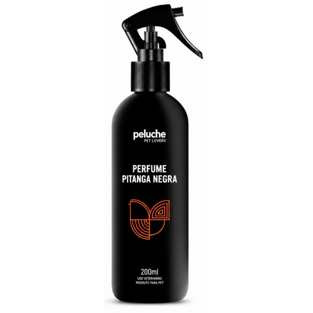 Perfume para Cachorro Peluche Pitanga Negra 200ml Colônia Pet Fragrância Suave para Cães