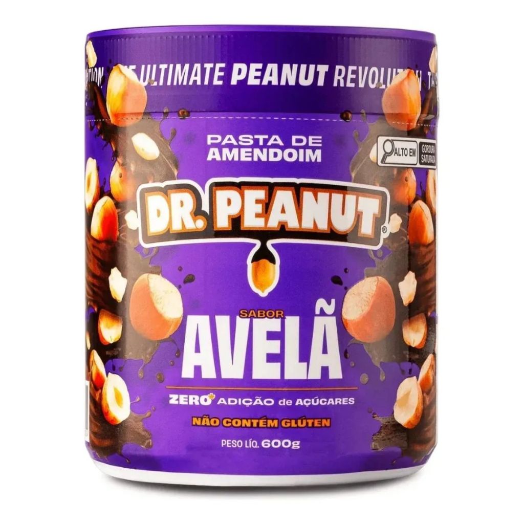 Pasta de Amendoim Dr Peanut com Whey Protein Gourmet Suplemento Proteico