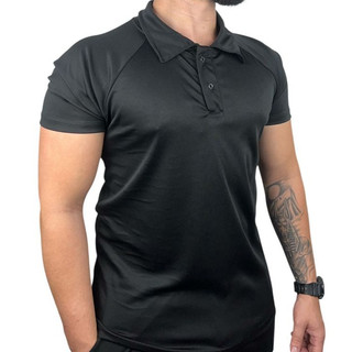 Polo Masculina Dry Fit Academia Camiseta Treino Fitness Casual