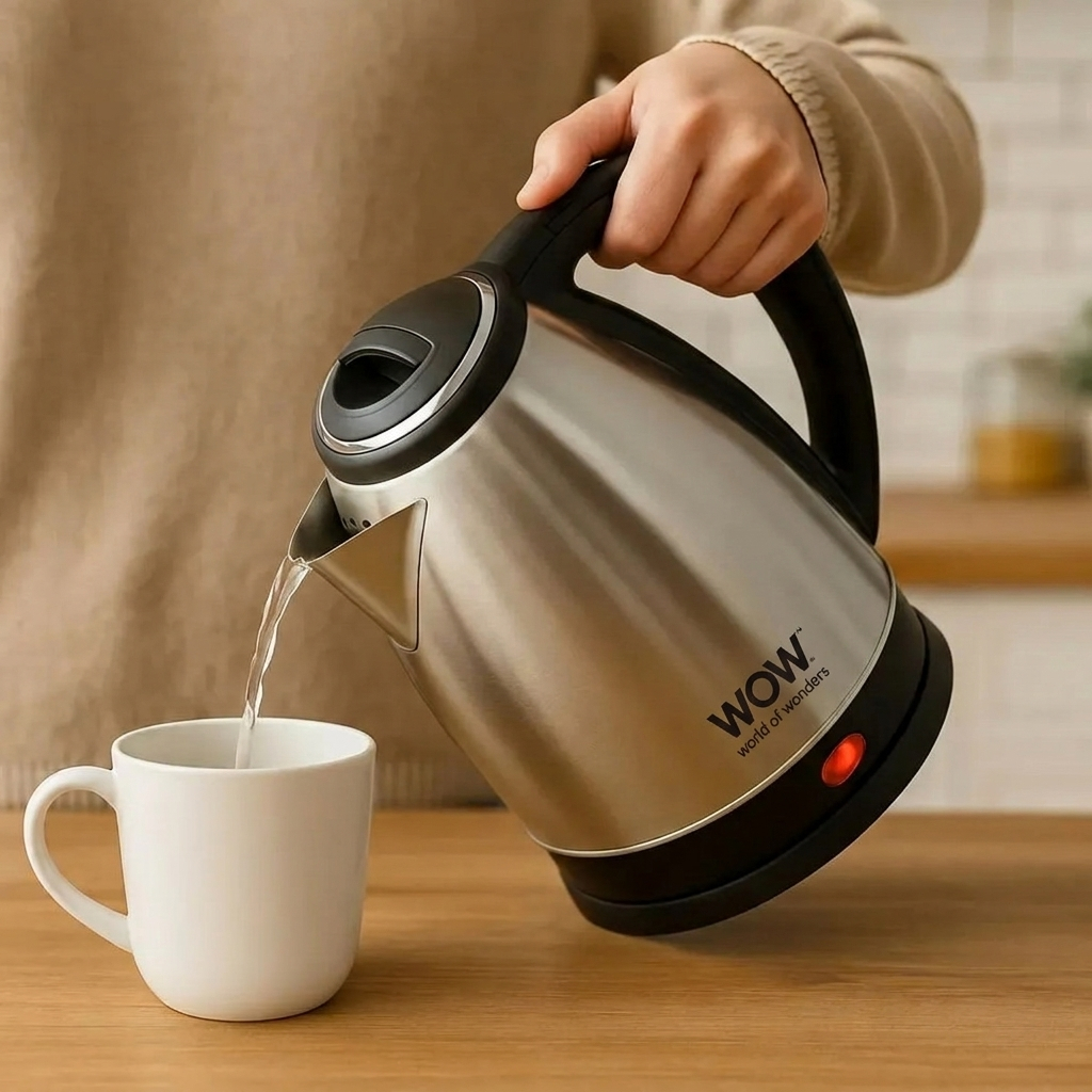 Imagem Chaleira Elétrica Jarra 1.8L Café Chá Inox 220v