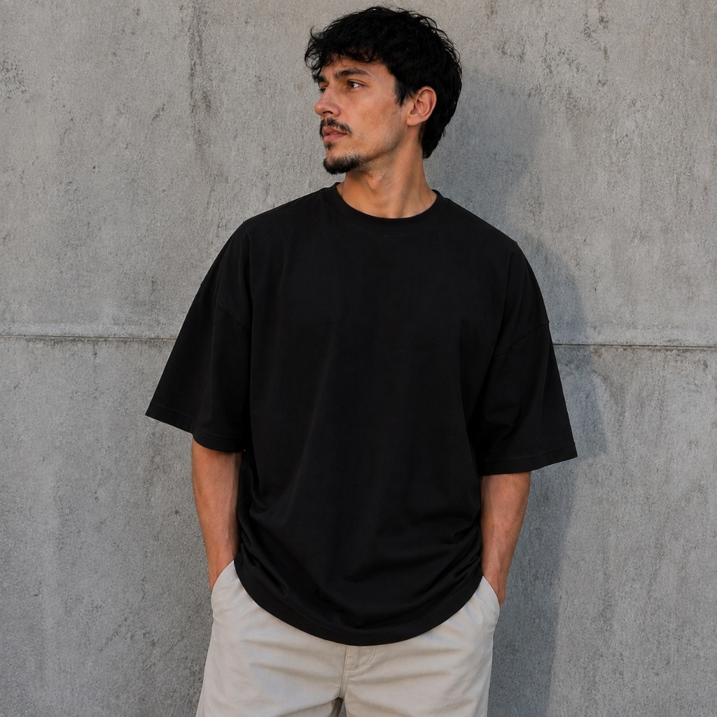 Camiseta Oversized Lisa Masculina Unissex 100% Algodão Premium Básica Moda Streetwear