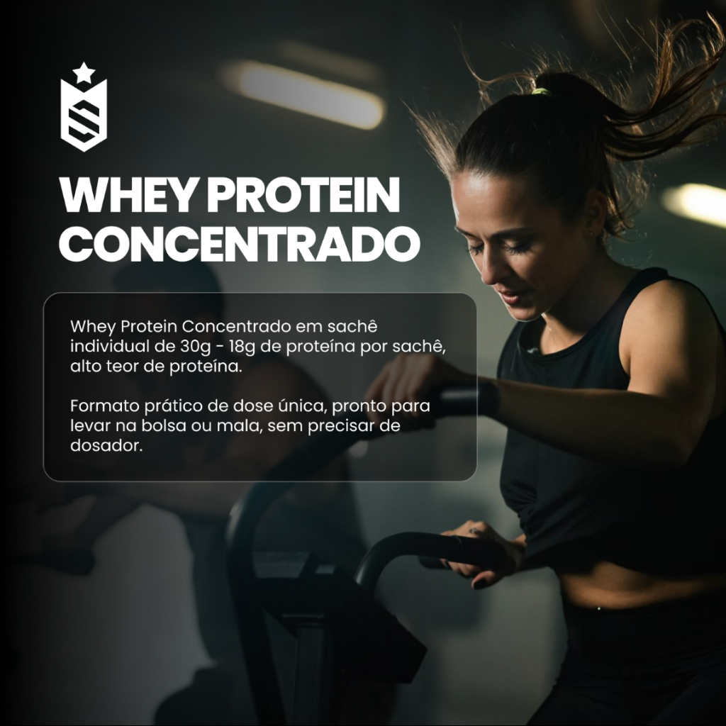 Kit Sachê Whey Protein Concentrado 30g 3 Unidades Proteína Concentrada - Soldiers Nutrition · foto 2