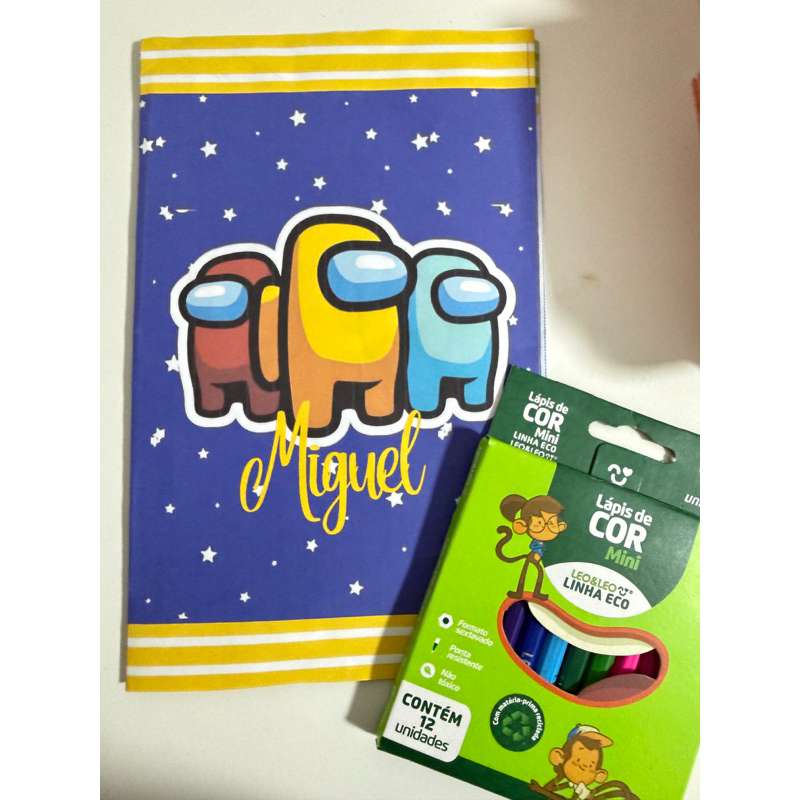 Card de colori personalizado lembrancinha com mini giz ou mini lápis, aniversário lembrancinha divertida e criativa