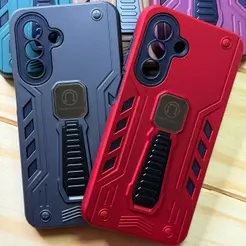 Capa Capinha armadura anti impacto com suporte magnético para Samsung Galaxy A56 / A36 / A26 / A17