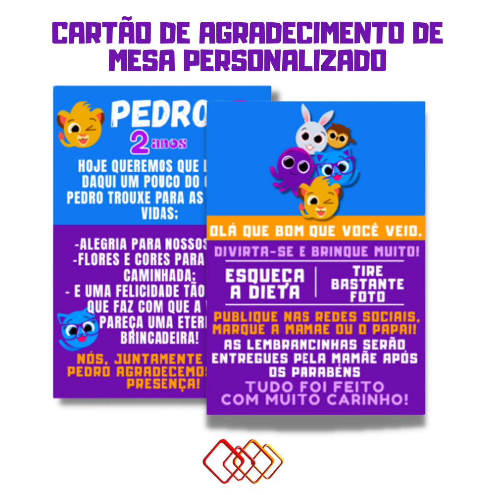 Bolofofos  - aesthetic - Plaquinha de Mesa Personalizada para Festa Infantil Instagramável -  Decoração - Aniversário
