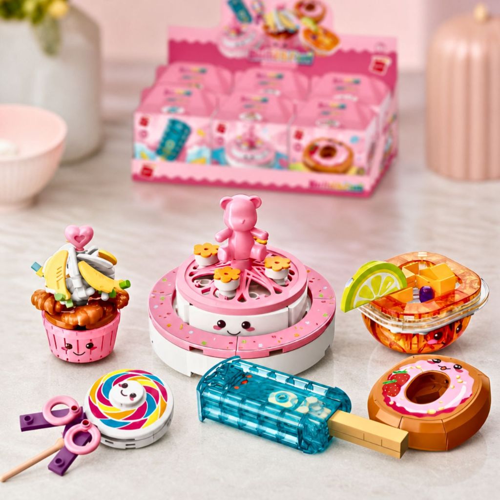 Brinquedo Infantil Interatico de Montar Comdinhas Keepplay
