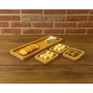 Conjunto de Petisqueiras 4 Peças em MDF