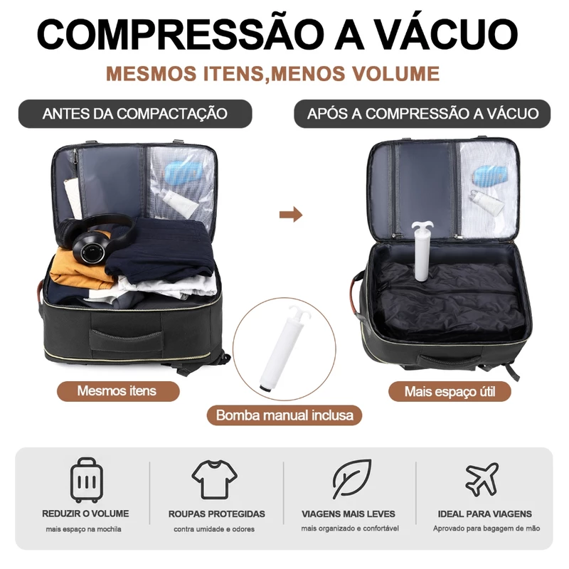 Mochila Executiva Grande Impermeável para Notebook — foto 2