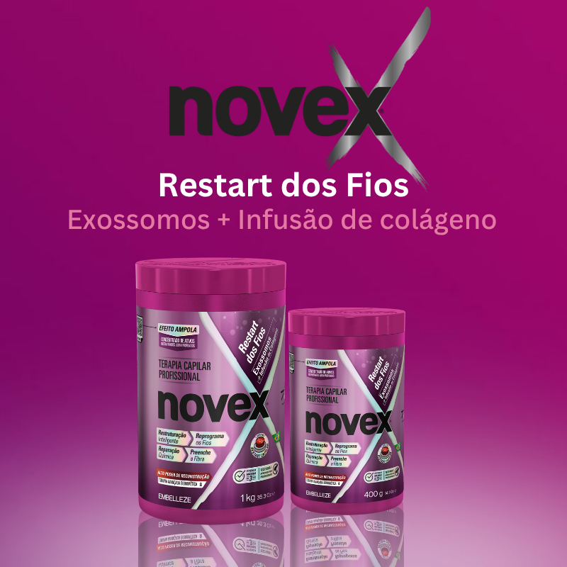 Kit 2 Creme de Tratamento Novex Exossomos com infusão · foto 2