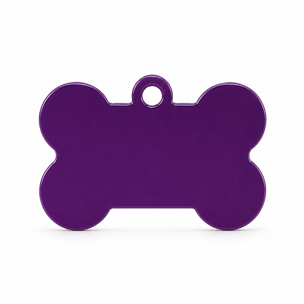 Tag De Identificação Para Pet Plaquinha Personalizada Gravação a Laser Para Coleira Cachorro e Gato