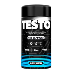 Testo Boro + ZMA Magnésio B6 Zinco | Energia Disposição e Vitalidade 120 Cápsulas - Body Nutry