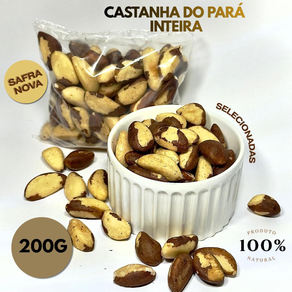 Castanha do Pará Inteira 200G Selecionadas