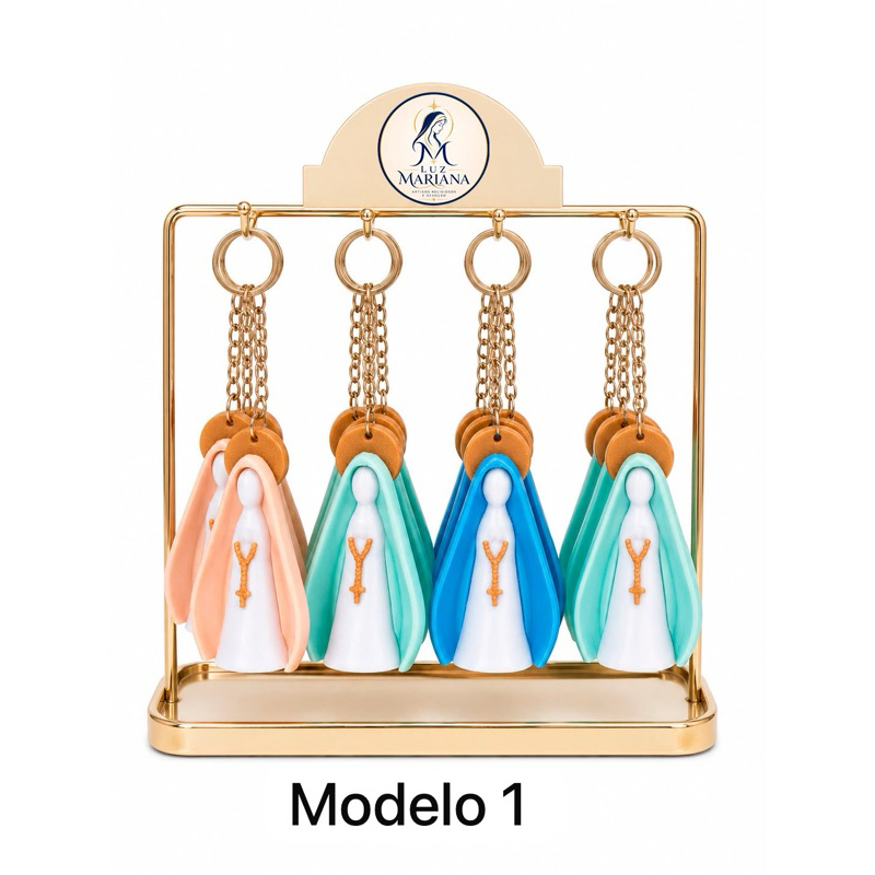 Chaveiro Nossa Senhora Aparecida Católico | Lembrancinha Religiosa | Presente de Fé e Devoção