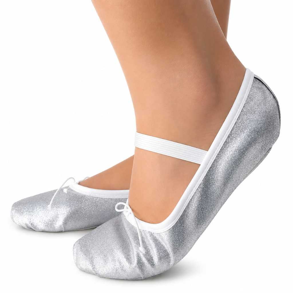 Sapatilha Ballet Glitter Ludili Meia ponta