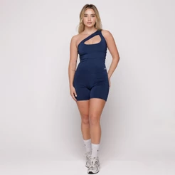 Macaquinho Academia Fitness Feminino Treino Compressão Zero Transparência Versatily AQN SPORT