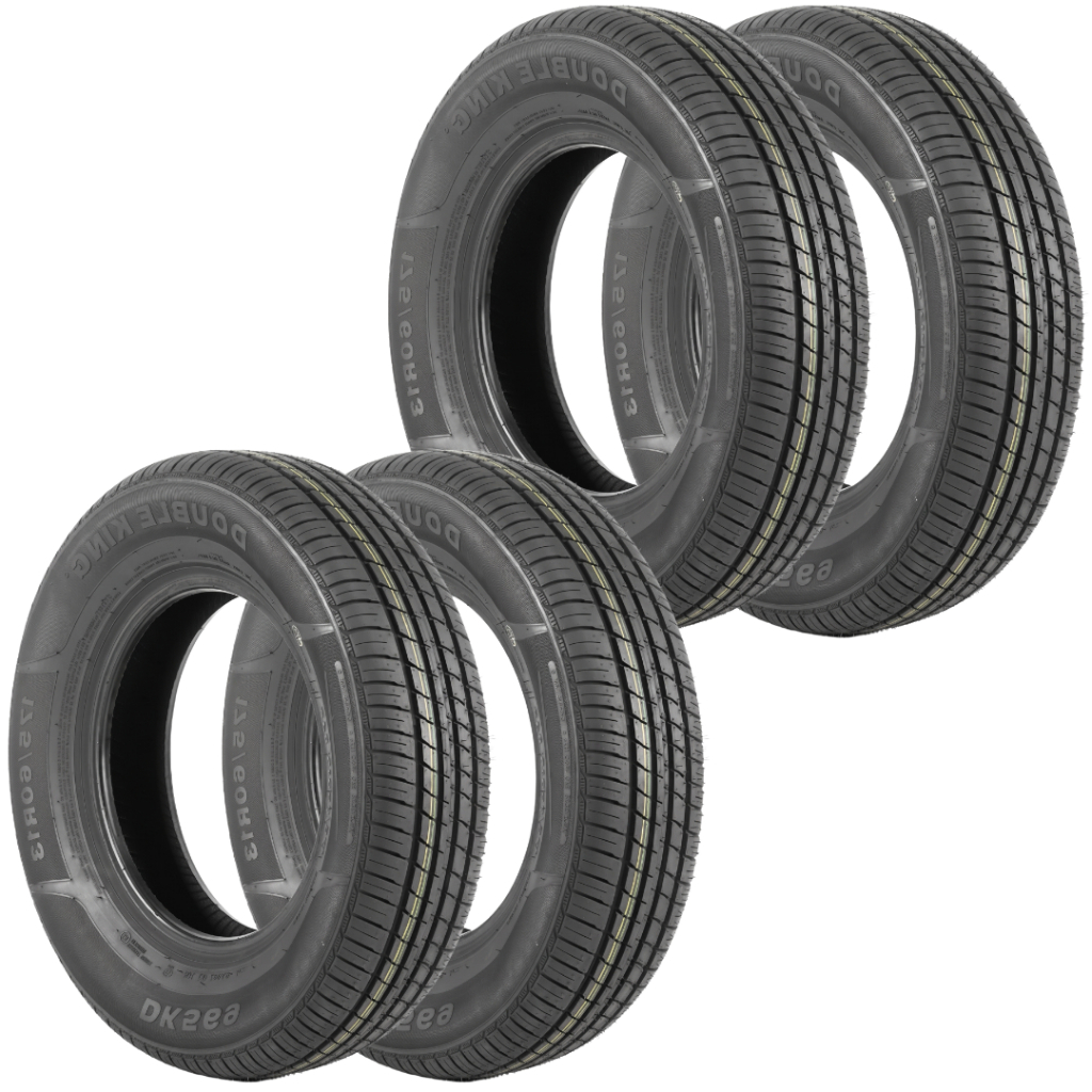 Jogo 4 Pneus 175/60 R13 Double King DK569 77H Aro 13 Novos