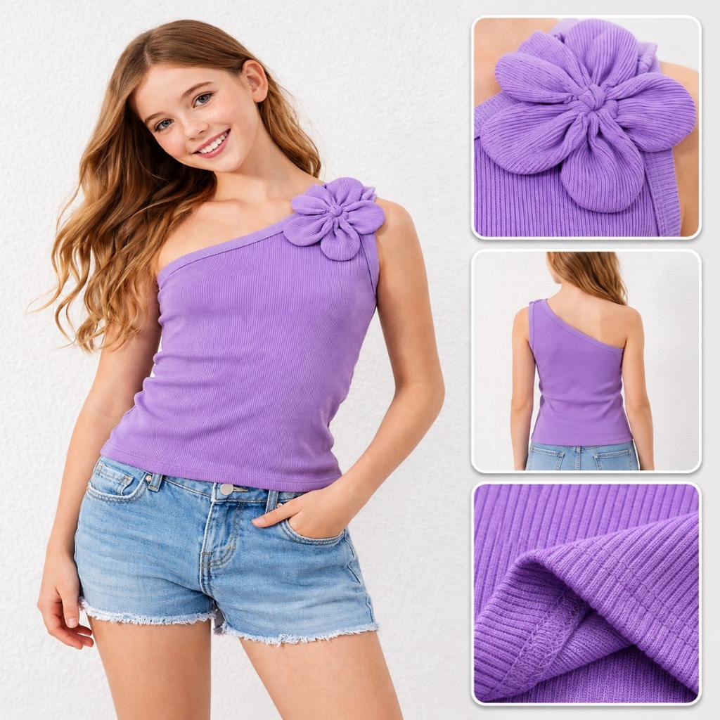 Roupa Flor infantil e juvenil Tendencia Moda Blogueirinha Feita Em Ribana tendencia 2026 Verao Menina Feminino