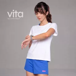 Lovito Camiseta Feminina Esportiva Básica Lisa Dryfit LB1246BRL1276