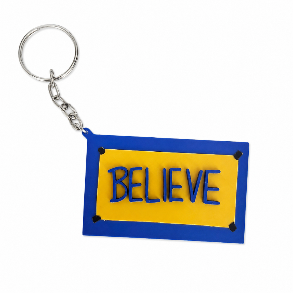 Chaveiro Believe Ted Lasso 3D Serie Apple TV Futebol
