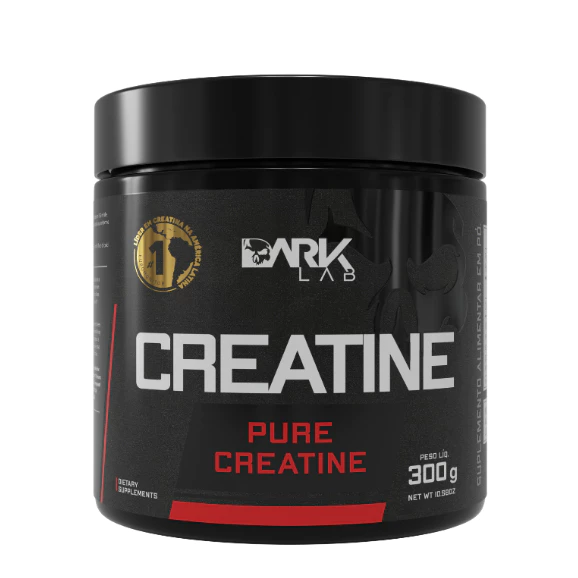 Creatina Monohidratada Pura 300g Dark Lab - 100% Pura