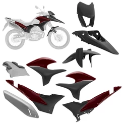 Kit Carenagem Completo Pro Tork Compatível Com Honda XRE 300 2010 2011 2012