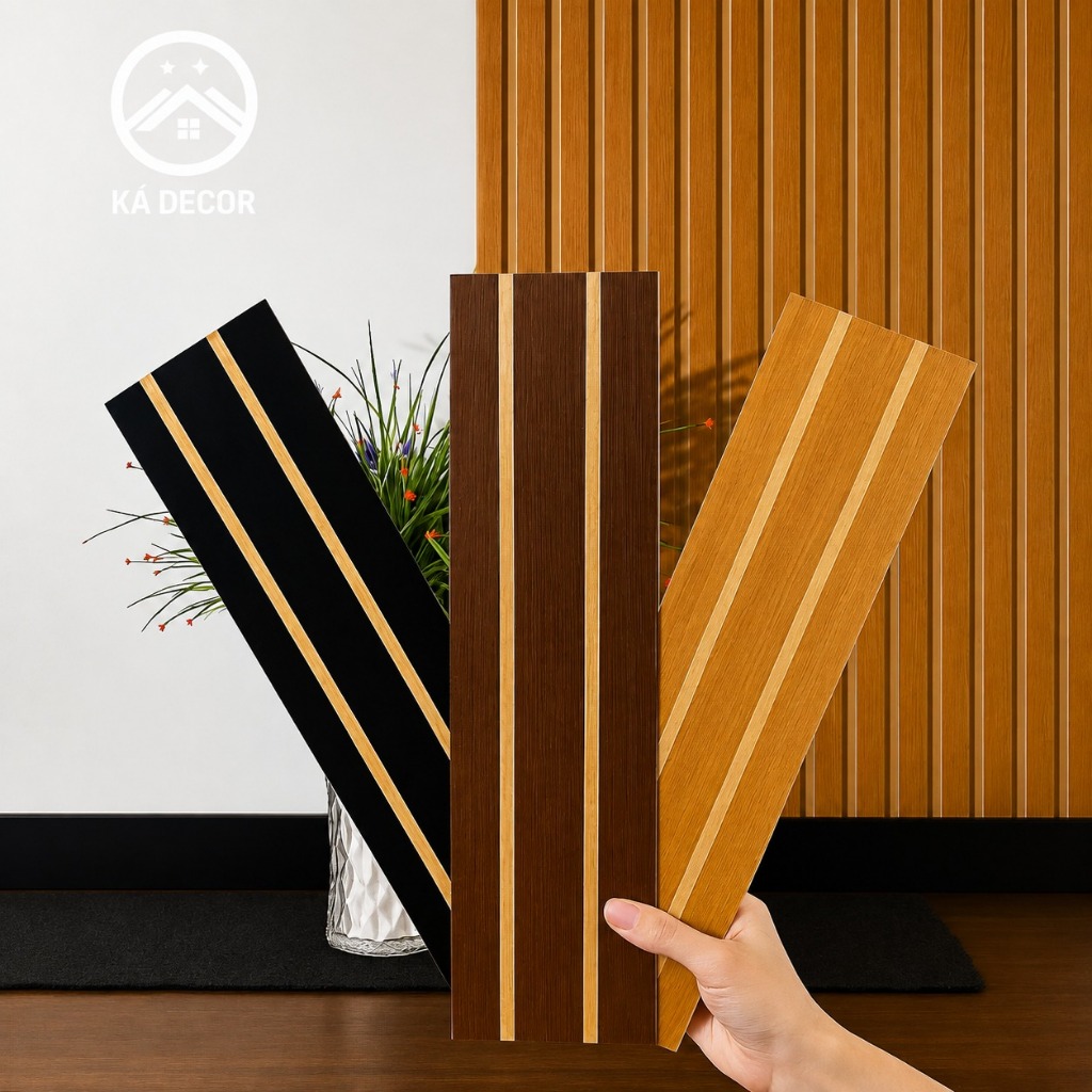 Kit Até 100 Placas Ripada Decorativo Adesivo Painel Mdf Alta Qualidade Premium 45x11cm
