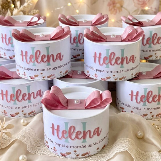 Kit Tubolata 5x8 Personalizada Lembrancinha aniversario  chá de bebê batizado chá revelação casamento maternidade brinde