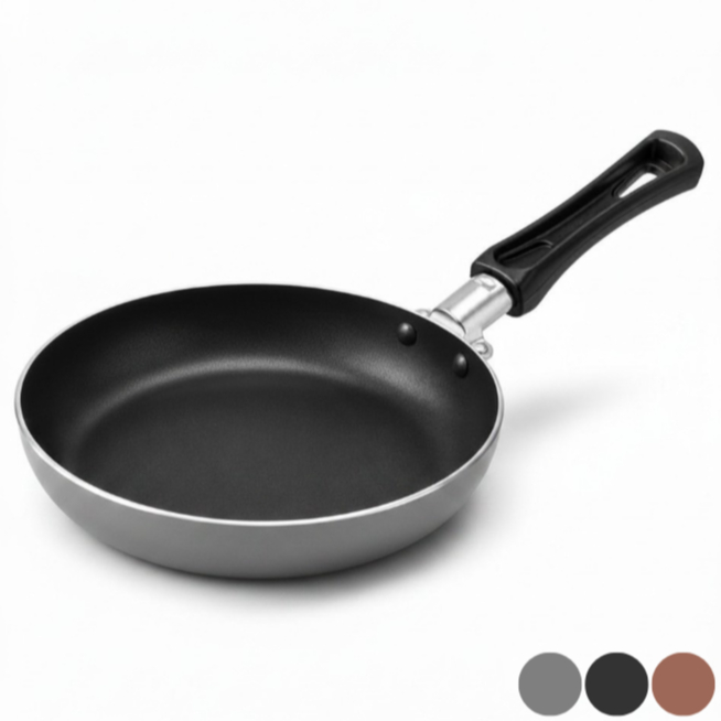 Imagem Frigideira Antiaderente Premium Cores Sortidas Cozinha Não Gruda