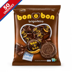 Bombom Bon o Bon Arcor Sortido 750g 50 Unidades - Mix de Sabores - Ideal para Festas e Revenda