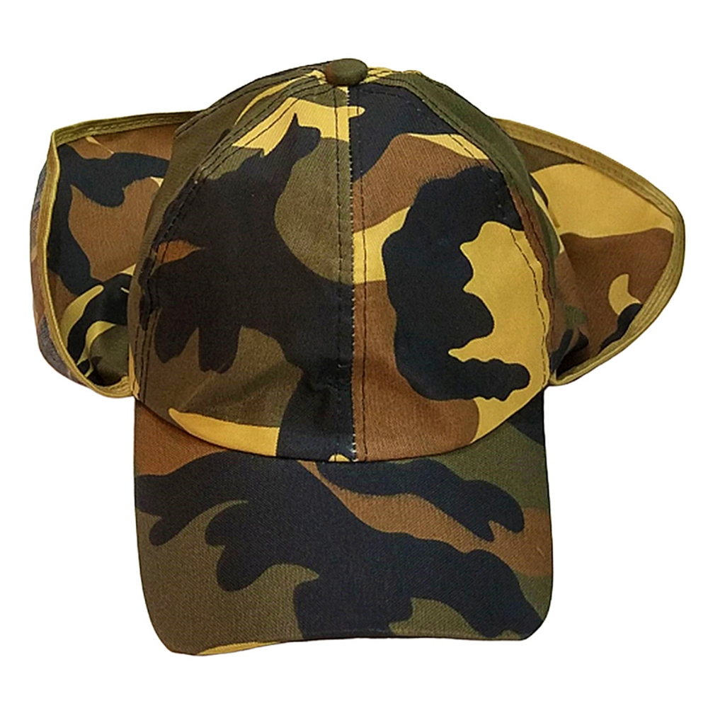 Boné Pescaria Camuflado Pesca Trilha Pescador Proteção Solar Militar