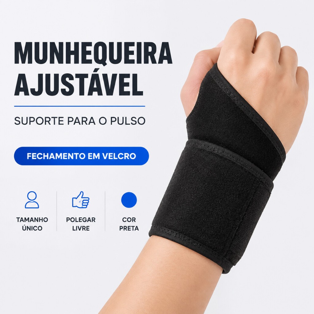 Munhequeira Ortopedica Alta Qualidade Pulso Punho Munheca