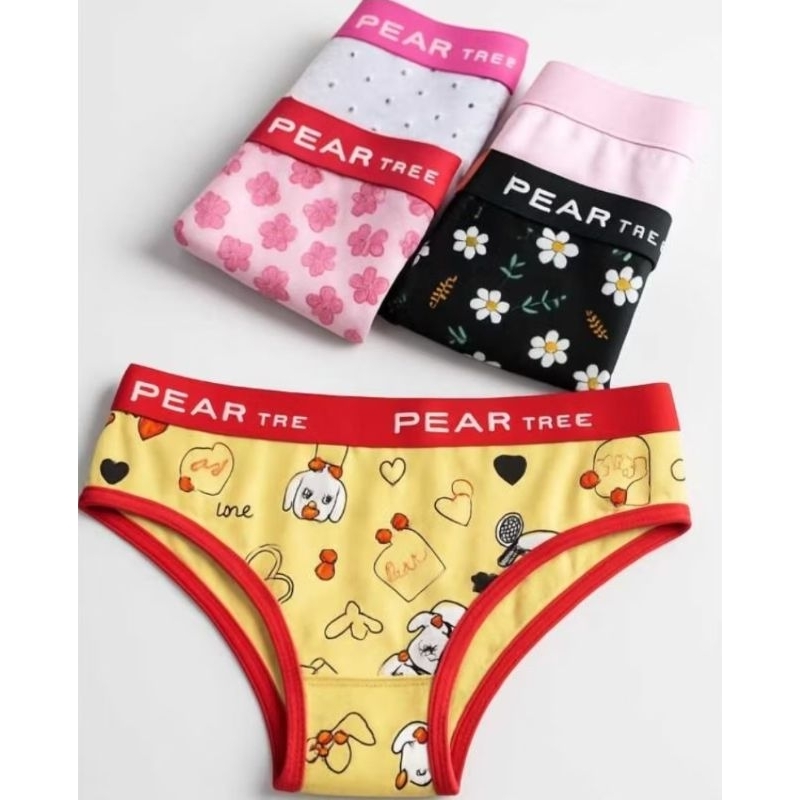 Kit 5 Calcinhas Infantis Algodão Calcinha Menina Infantil Confortável Sortidas