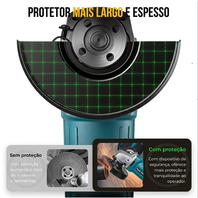 Esmerilhadeira Lixadeira 1100W 4 em 1 110V — foto 6