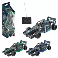 Carrinho Controle Remoto Fórmula 1 Esportivo Brinquedo Menino 3 Funções Infantil