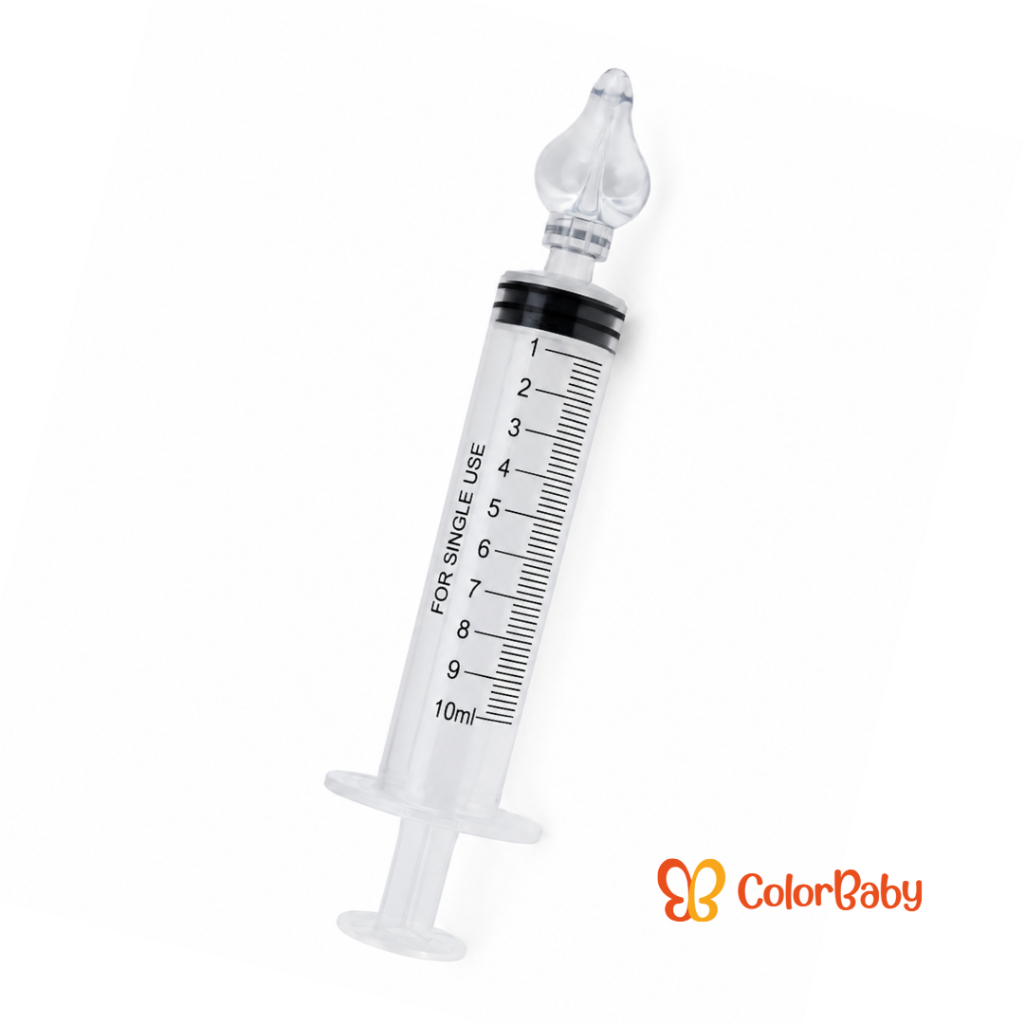 Lavador Nasal Seringa - com Bico de Silicone - ColorBaby