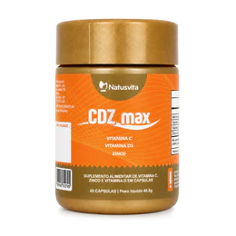 60/120/180 cáps Vitamina C 1000mg + Vitamina D3 2000ui + Zinco 29,59mg Cápsulas