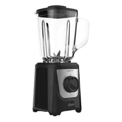 Liquidificador Power Oster OLIQ510 220V Preto Jarra de Vidro 1,8L 1250W 10 Velocidades