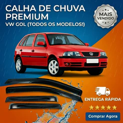 Calha Chuva Gol Bola G2 G3 G4 1998 A 2014 Fumê 4 Portas