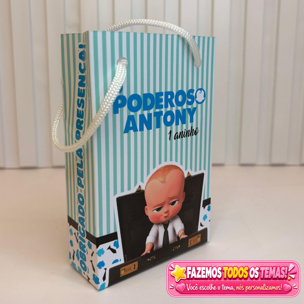 Sacolinha Personalizada Poderoso Chefinho | Lembrancinha Festa Infantil