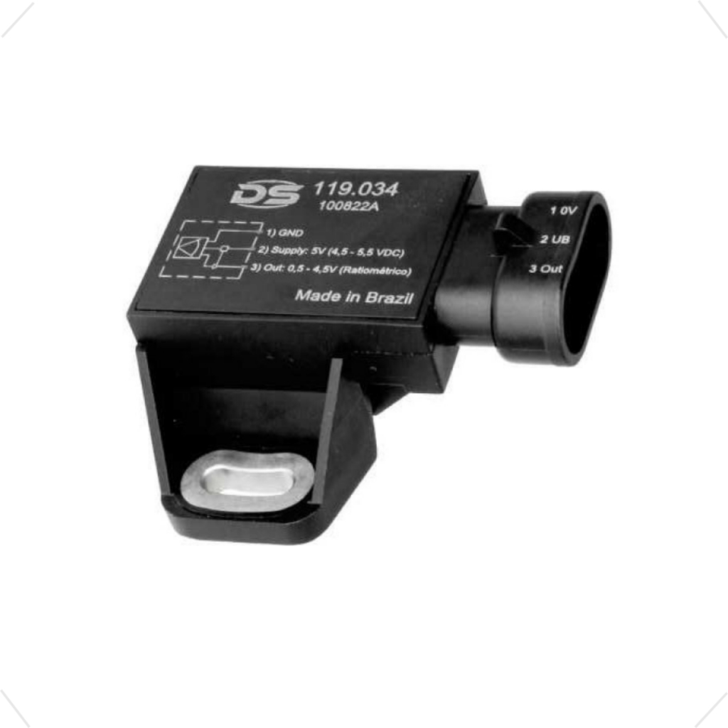 Sensor Posição Angular 120° Para Massey Ferguson MF5690 MF7318 MF9775 MF9895 71414419 DS119034