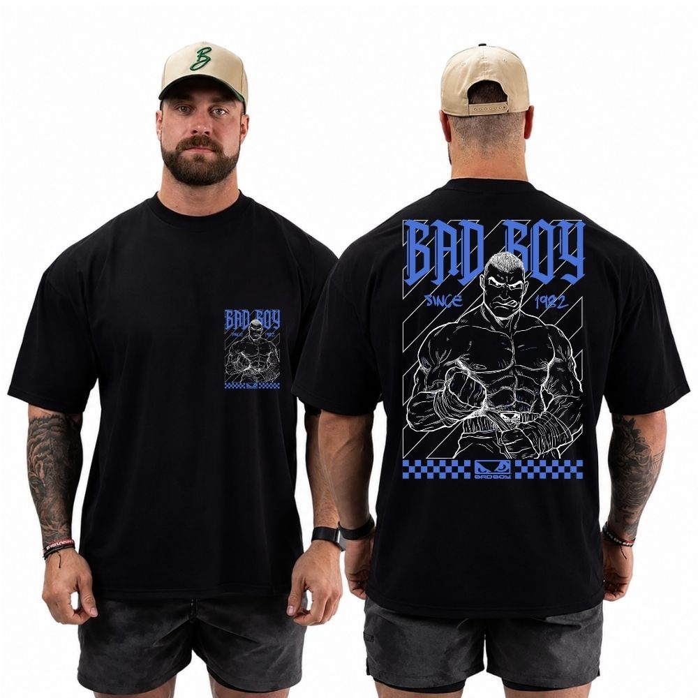 Camiseta Masculina Oversized Academia Estampada Streetwear Maromba Treino