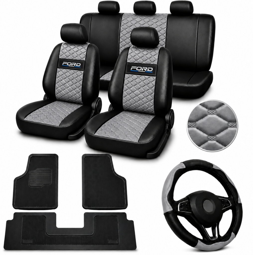 Ford Ka Escort Hobby Kit Capa Banco Carro Logo Ford Todos Modelos Da Ford tapete de carro +volante