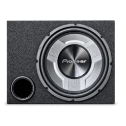 Caixa Dutada Sub 12 Polegadas Pioneer 350w Rms 4 Ohms Bobina Simples Grave Interno Porta Malas Som Automotivo