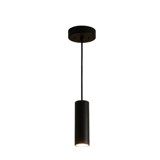 Luminária Pendente Tubo Minimalista Luz Direcionada Com Lâmpada Led Quente E Cabo 1 Metro Ajustável