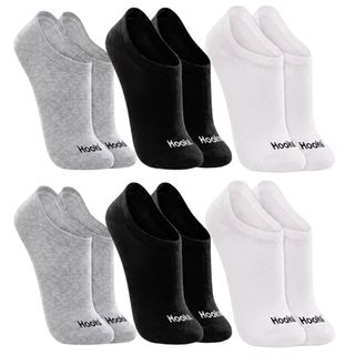Kit 6 Meias Sapatilha Cano Curto Invisível Feminina Masculina Hoahi Algodão Cotton