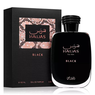 Hawas Black EDP for Men 100ml - Citrus Freshness and Woody Depth