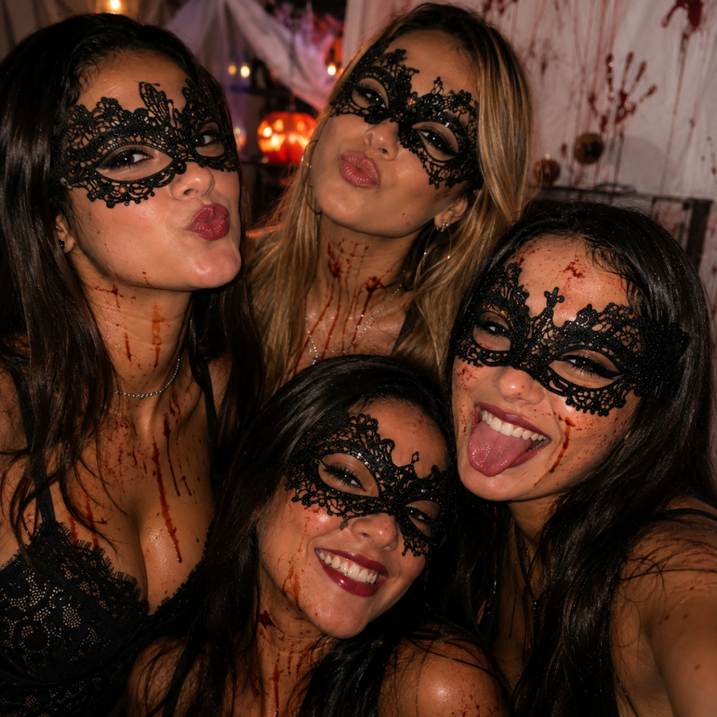 Máscara de Renda Feminina Halloween Festa Elegante Fantasia Dia das Bruxas Baile 15 Anos Veneziana Luxo Borboleta