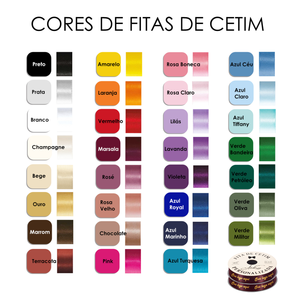 Fita de Cetim Personalizada 38mm 50metros — imagem 2 de 2